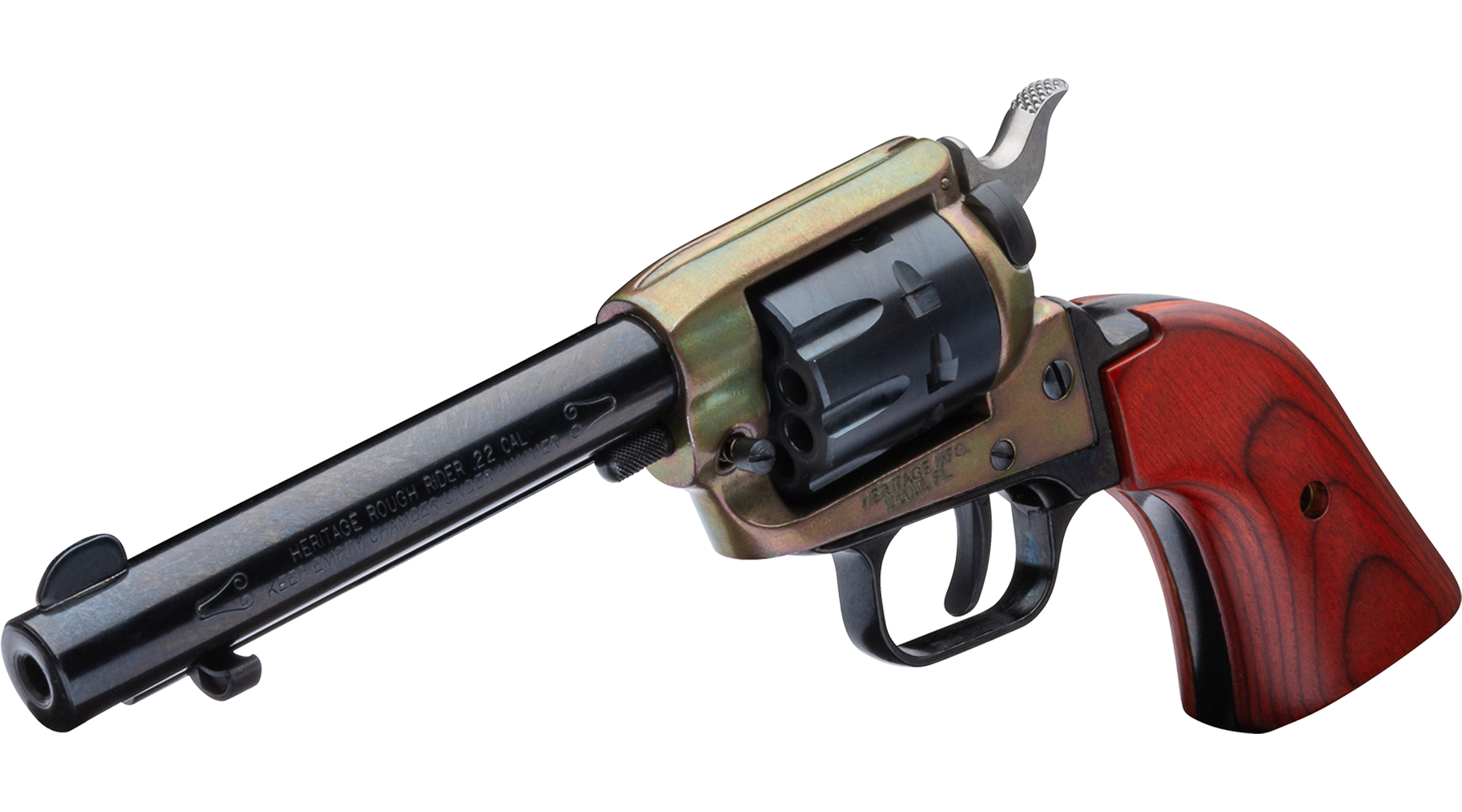 4.75" Rough Rider® .22 LR Simulated Case Hardened Cocobolo