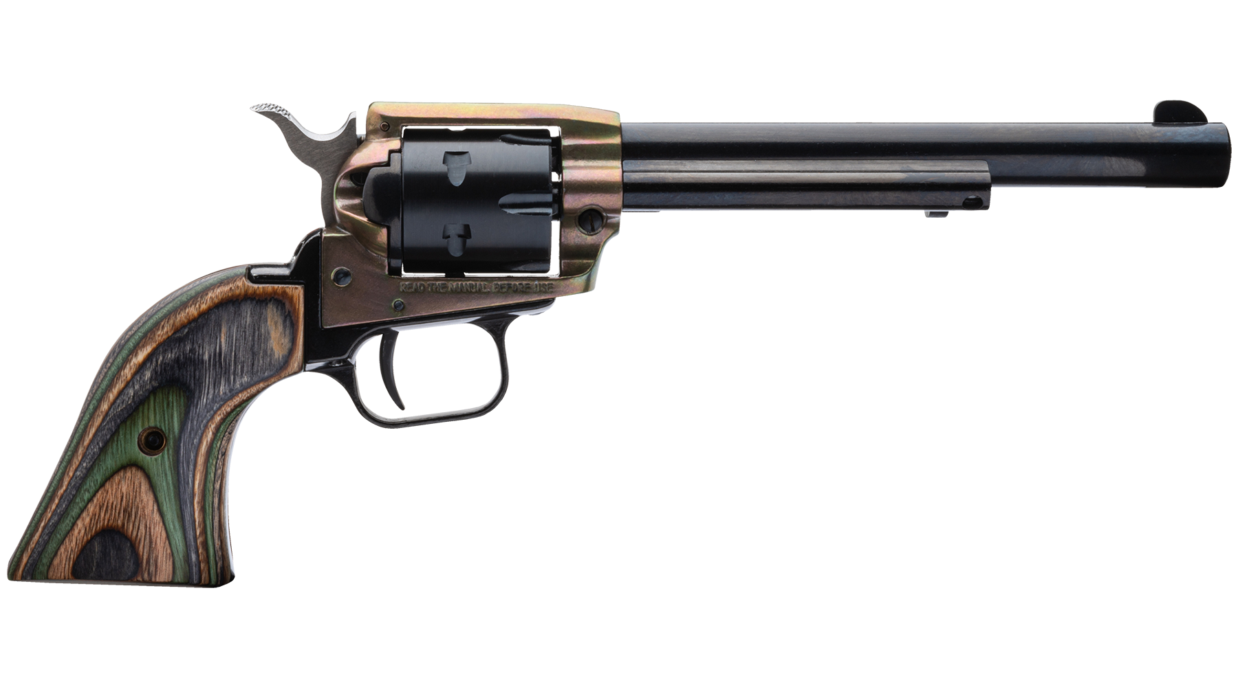 6.5" Rough Rider® .22 LR Simulated Case Hardened Camo Laminate