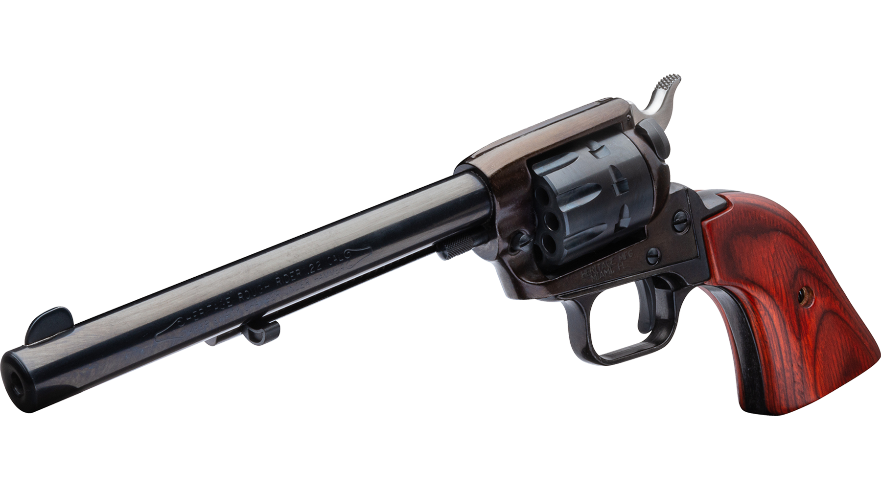 6.5" Rough Rider® .22 LR / .22 WMR Black Standard Cocobolo 9 shot