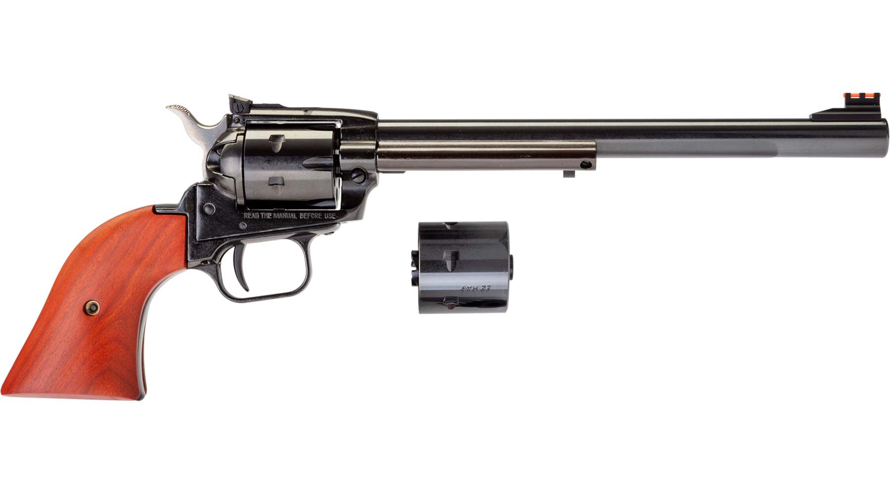 9" Rough Rider® .22 LR / .22 WMR Black Standard Cocobolo Adjustable Sights