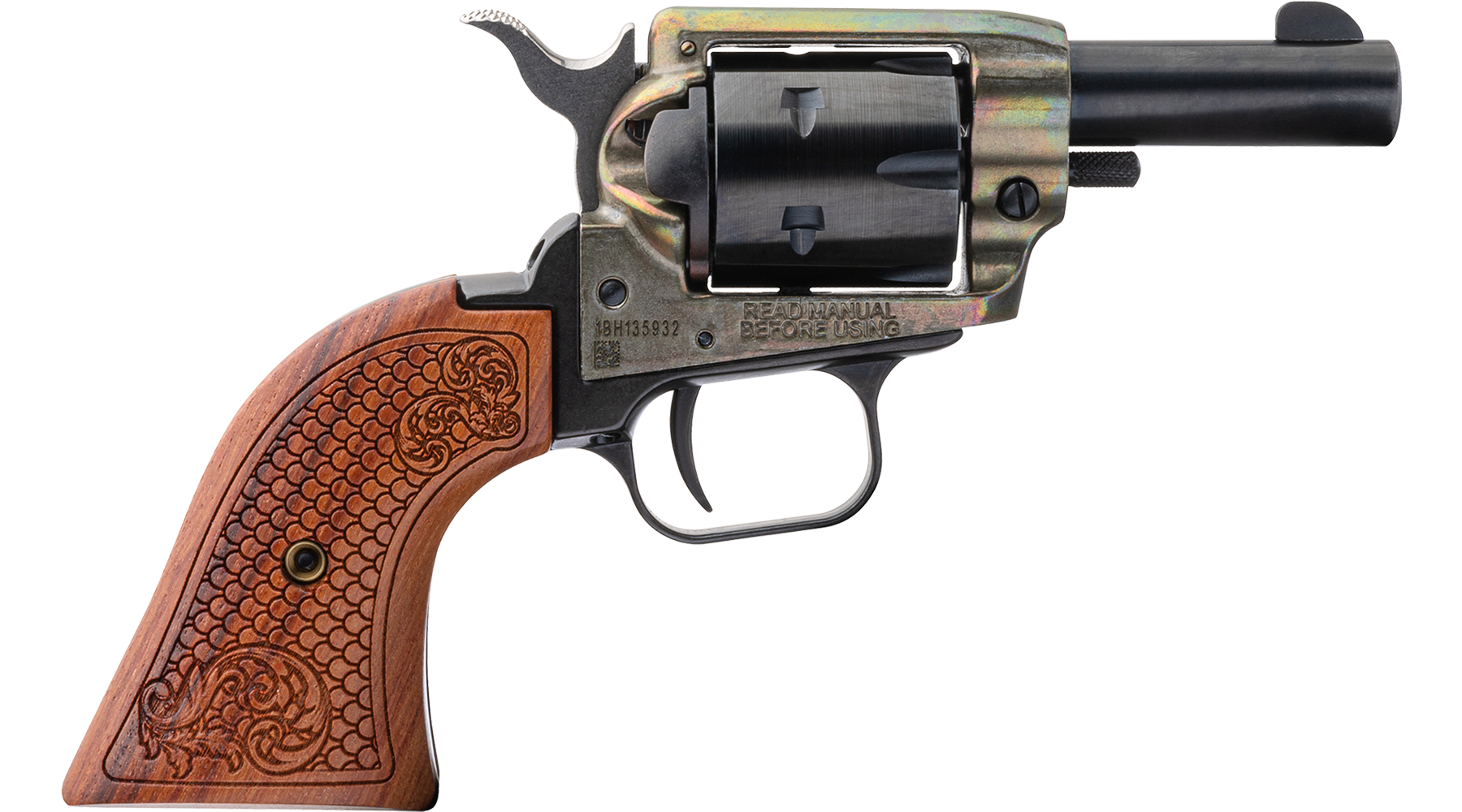Heritage Barkeep™ Custom Scroll Wood Grips