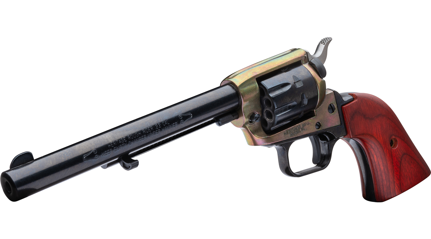 6.5" Rough Rider® .22 LR Simulated Case Hardened Cocobolo