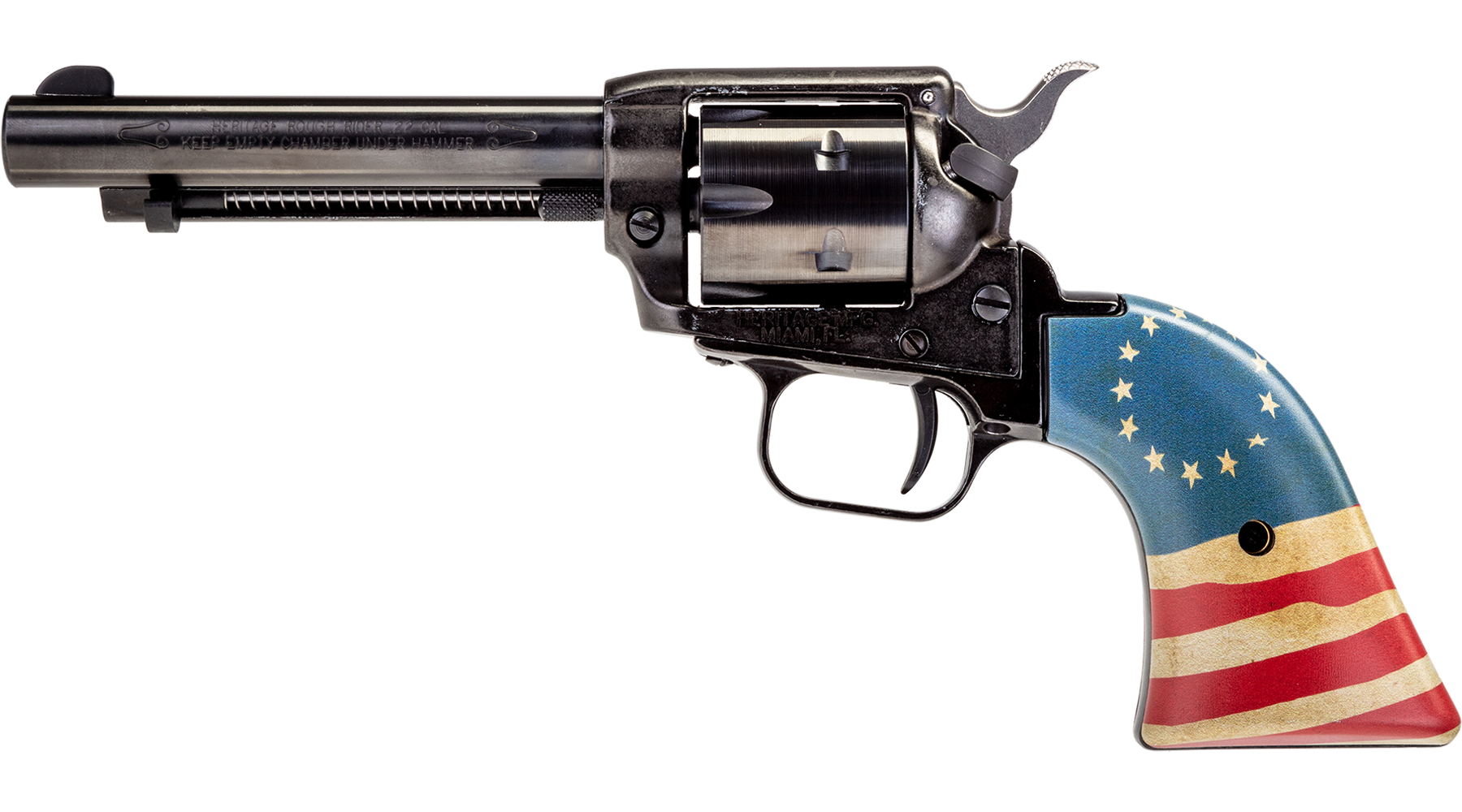 4.75" Rough Rider® .22 LR Black Standard Honor Betsy Ross