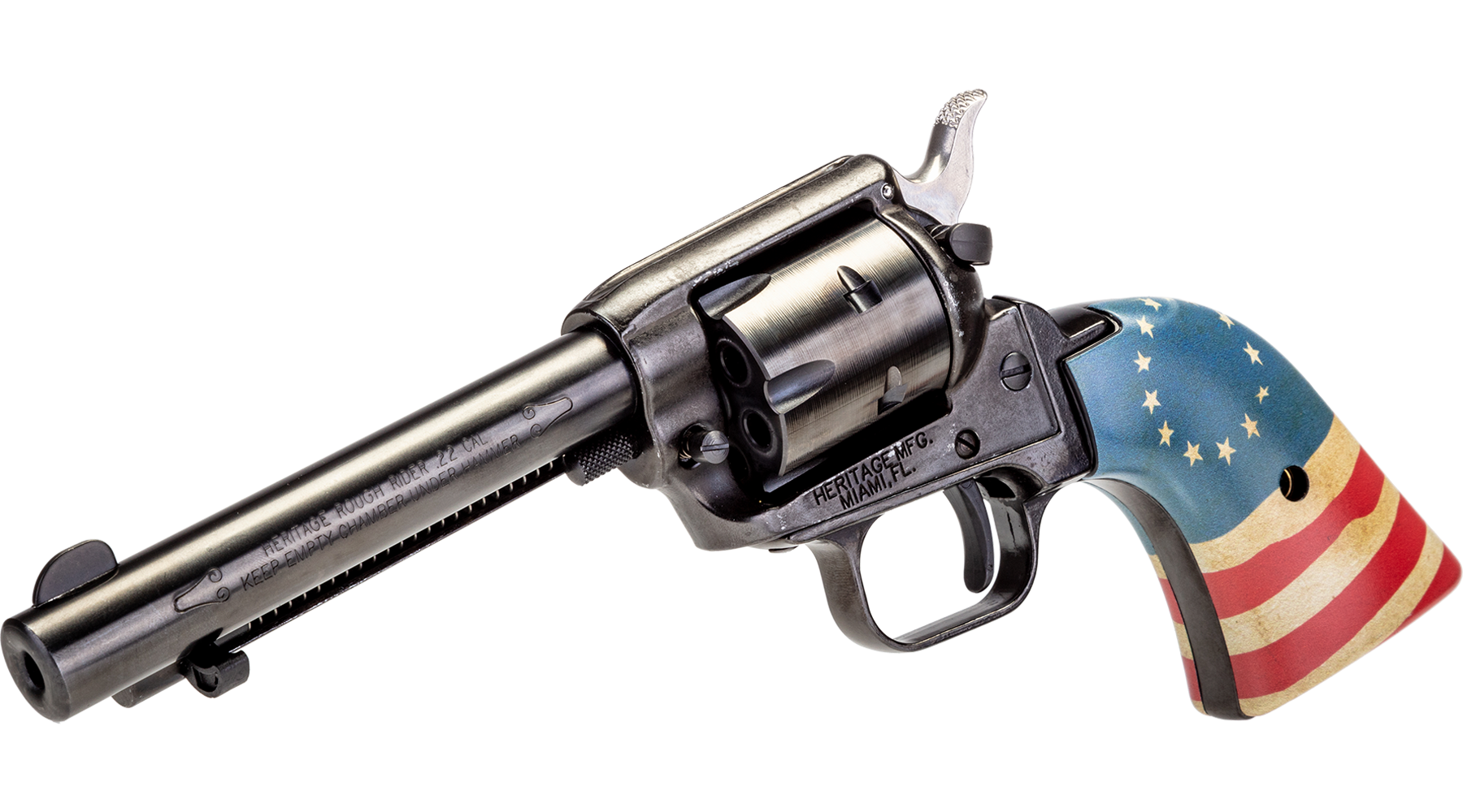4.75" Rough Rider® .22 LR Black Standard Honor Betsy Ross