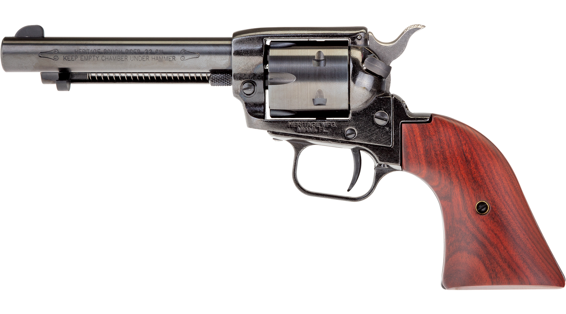 4.75" Rough Rider® .22 LR Black Standard Cocobolo