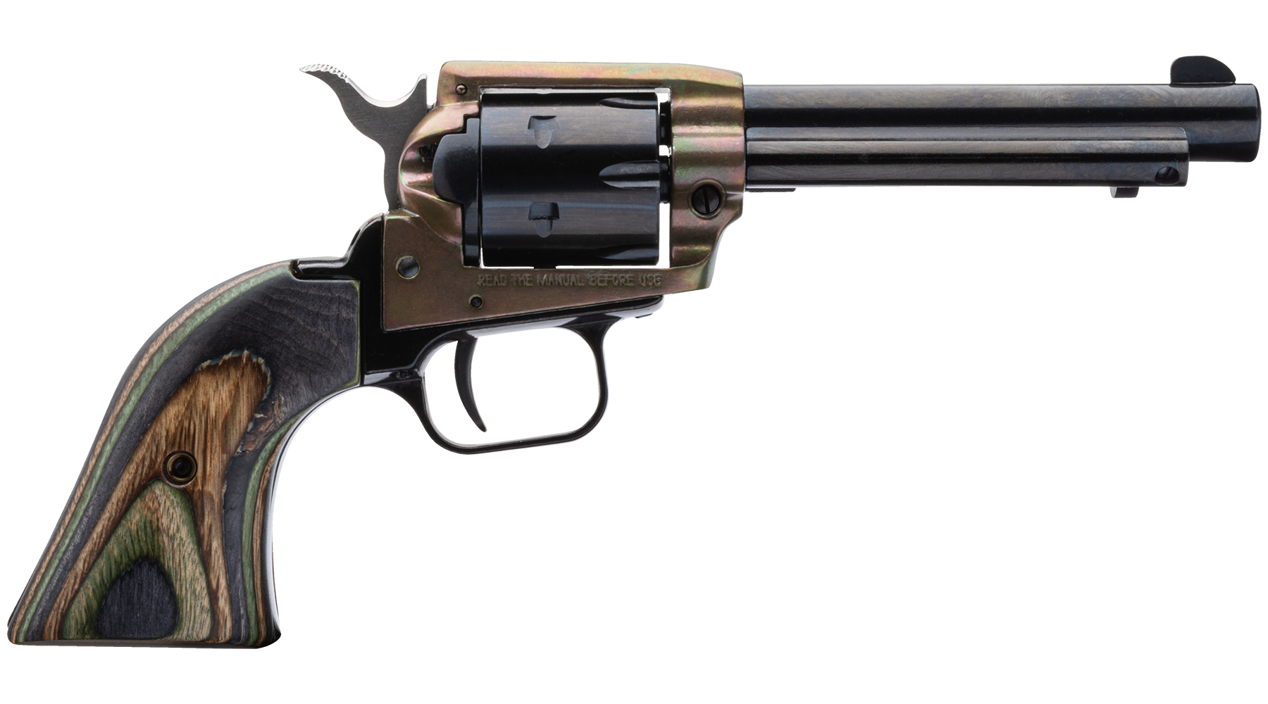 4.75" Rough Rider® .22 LR Simulated Case Hardened Camo Laminate