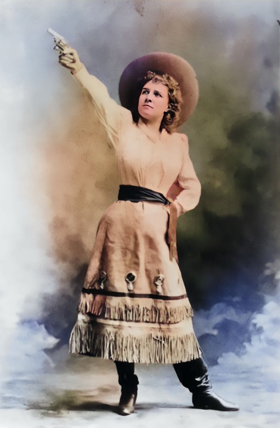 Annie Oakley in a Trick Shot
