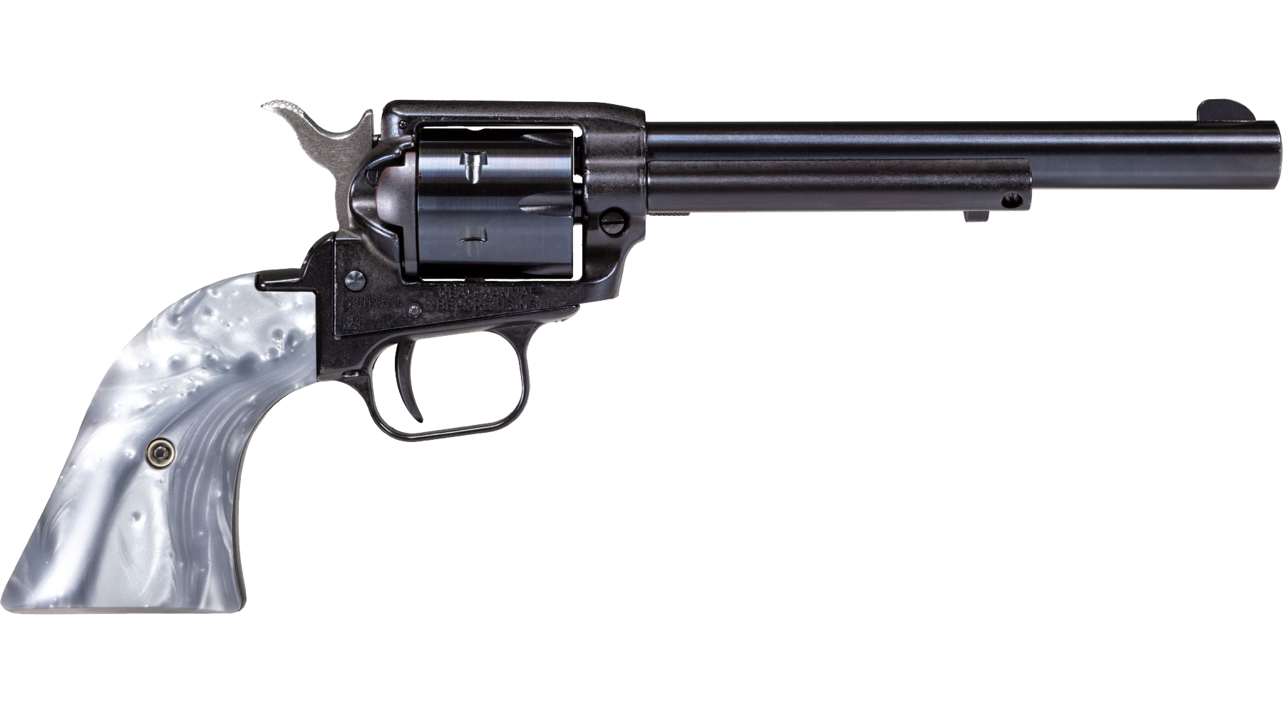 6.5" Rough Rider® .22 LR Black Standard Altamont® Gray Pearl