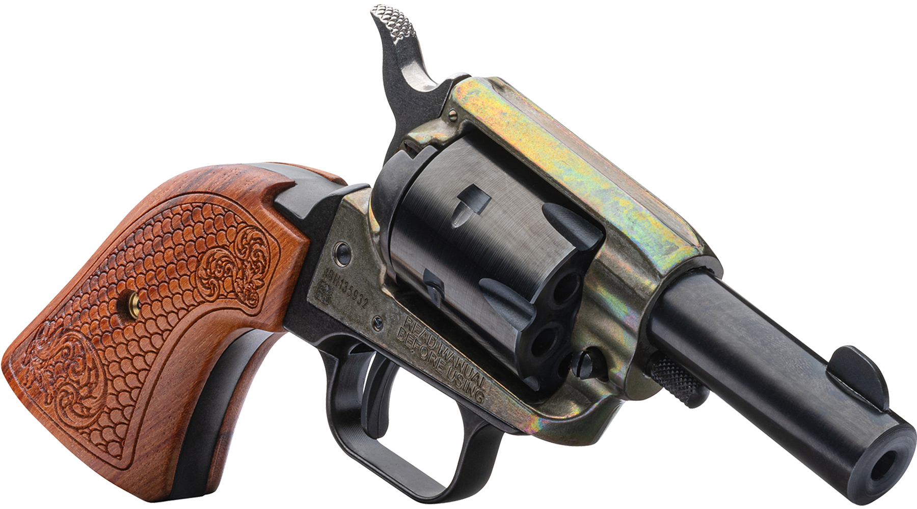 Heritage Barkeep™ Custom Scroll Wood Grips
