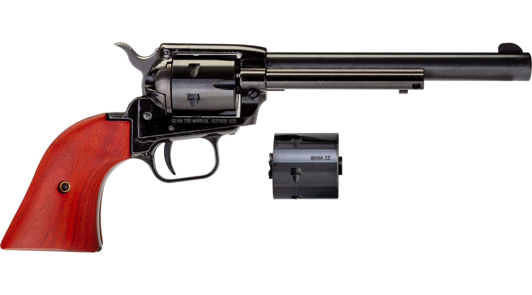 6.5" Rough Rider® .22 LR / .22 WMR Black Standard Cocobolo