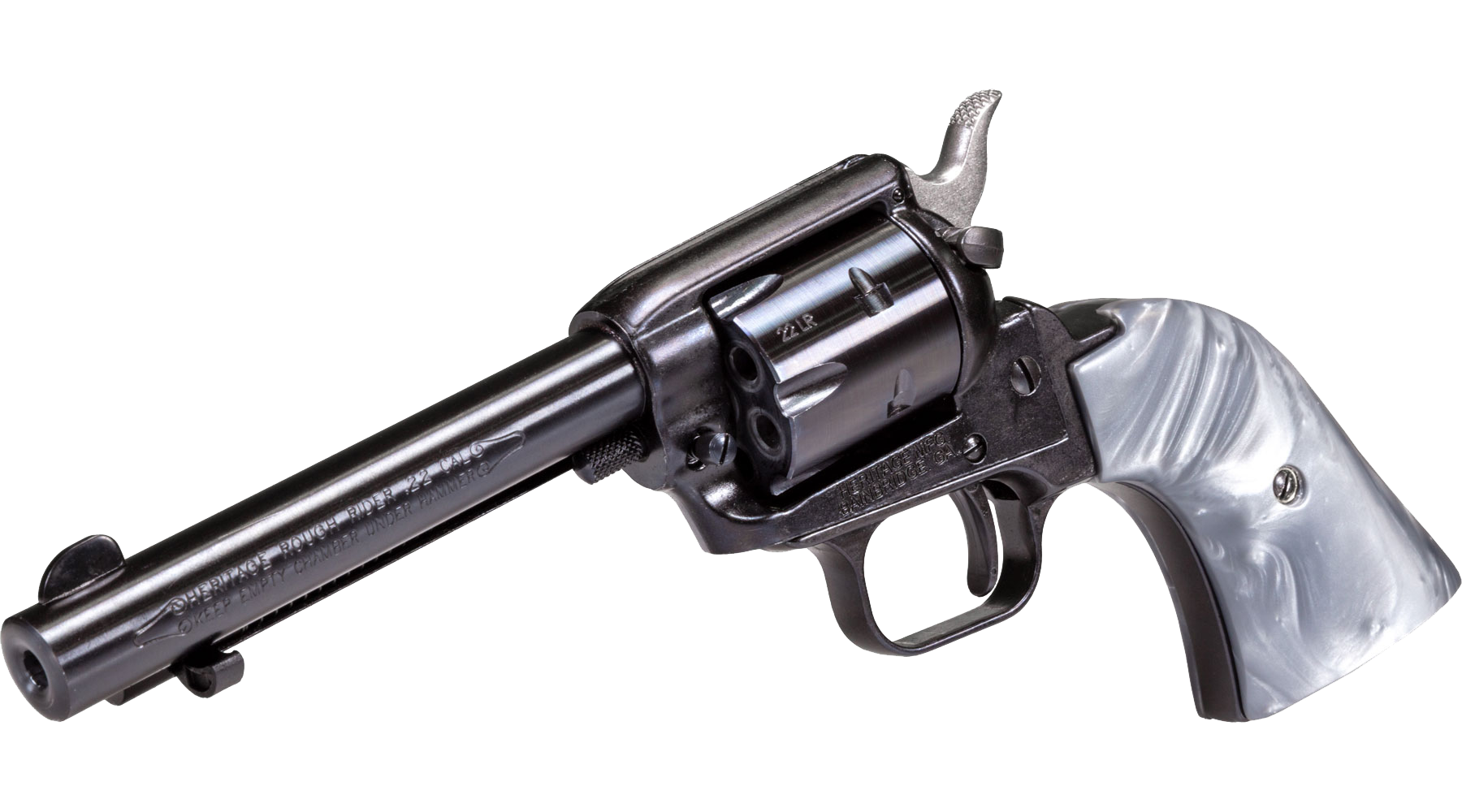 4.75" Rough Rider® .22 LR Black Standard Altamont® Gray Pearl