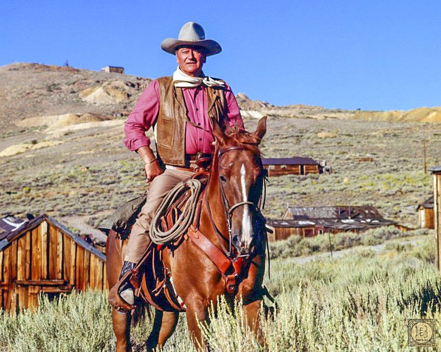 John Wayne at Bodie, California (1970)