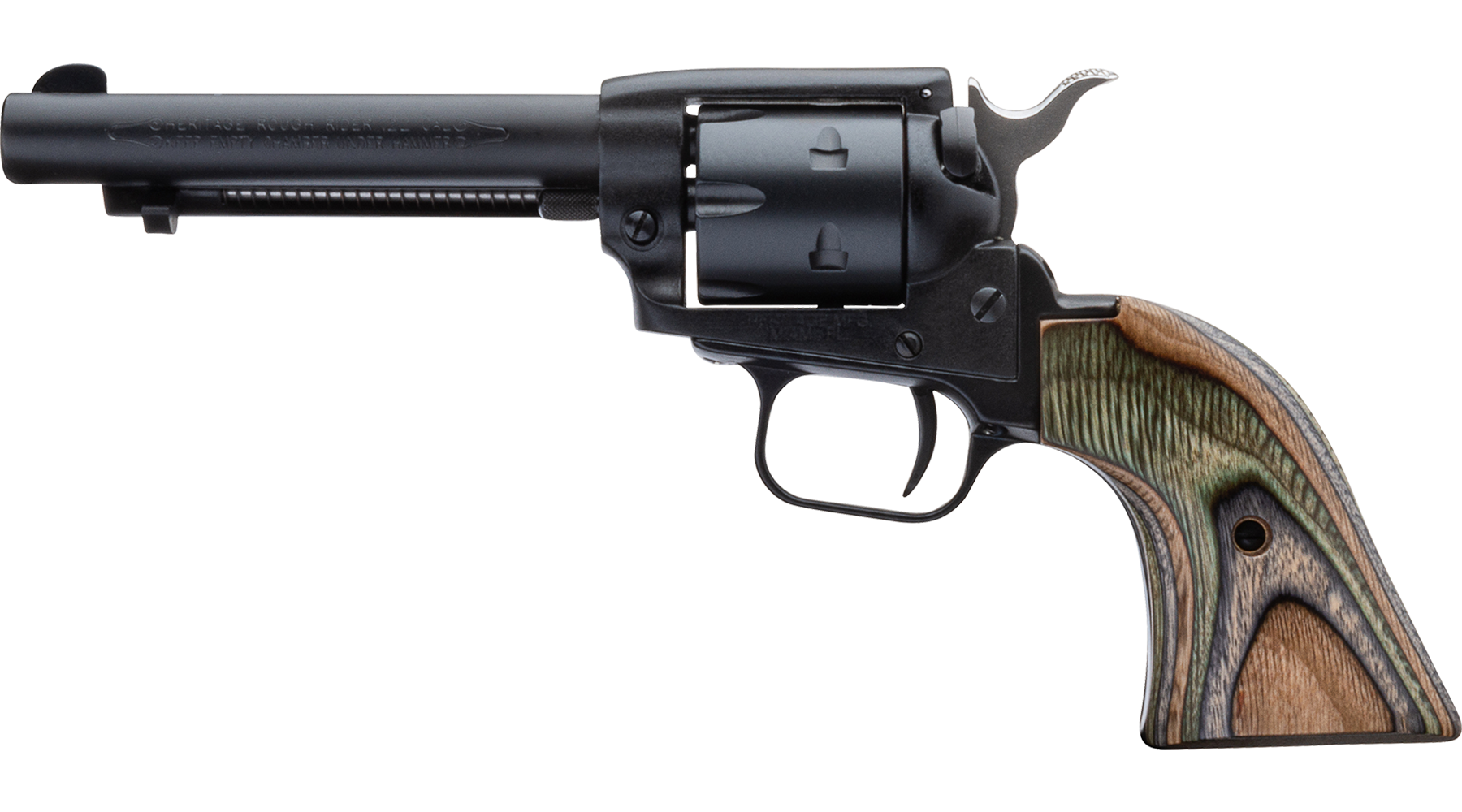 4.75" Rough Rider® .22 LR / .22 WMR Black Satin Camo Laminate