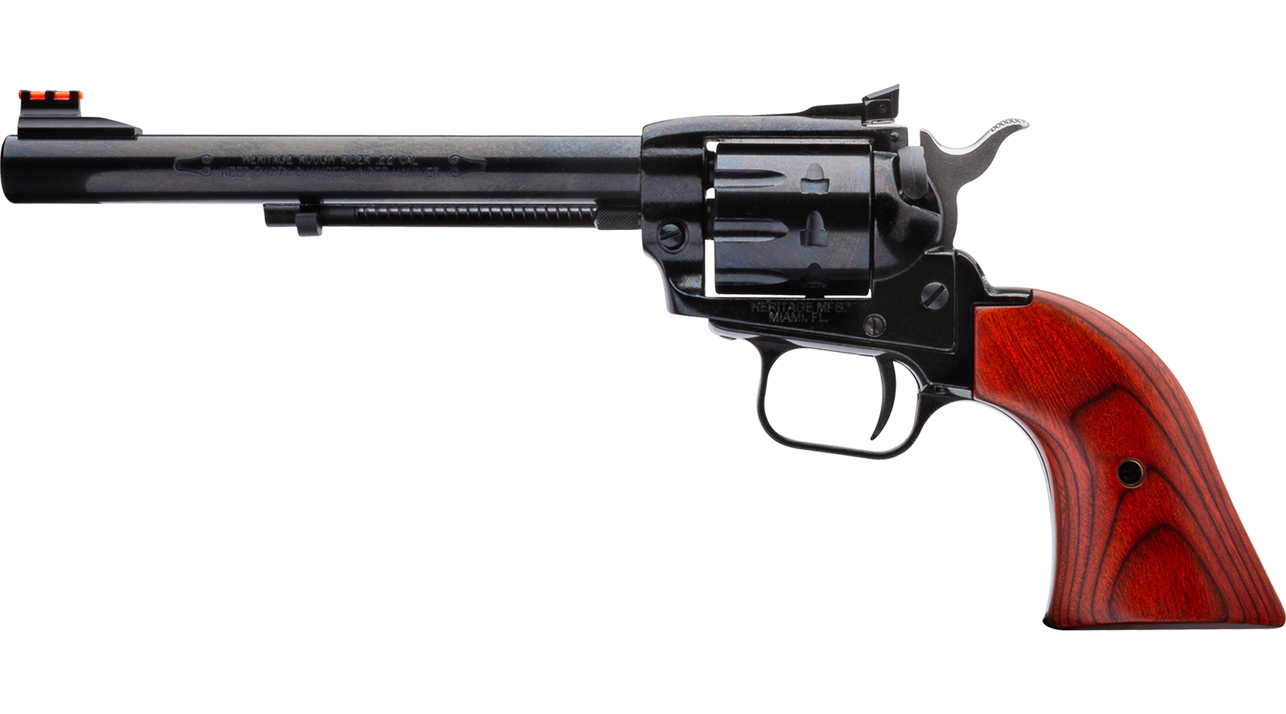 6.5" Rough Rider® .22 LR / .22 WMR Black Standard Cocobolo AS
