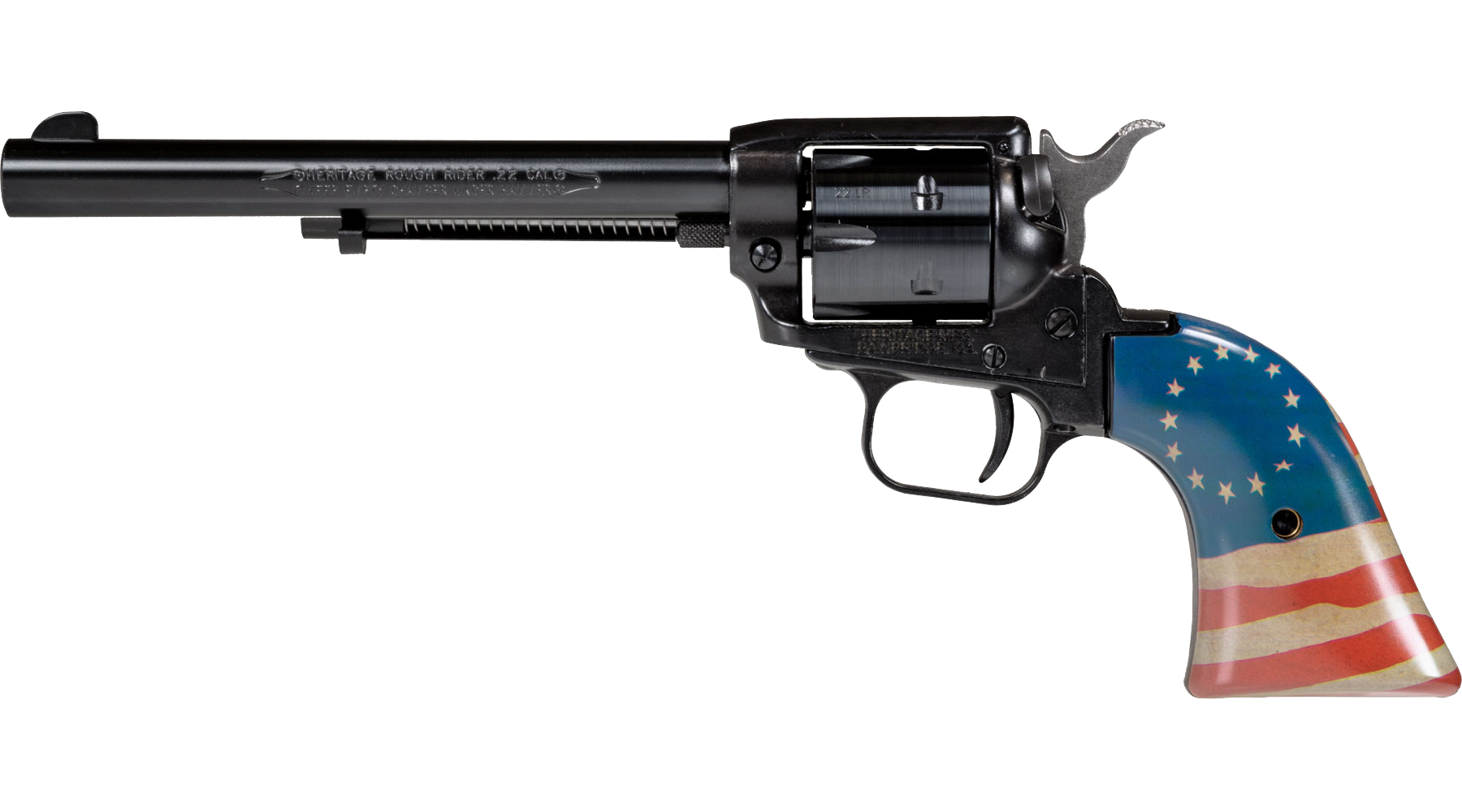 6.5" Rough Rider® .22 LR Black Standard Honoring Betsy Ross