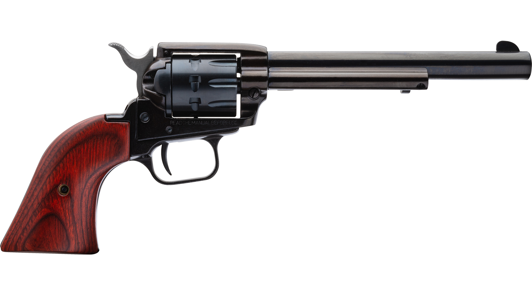 6.5" Rough Rider® .22 LR / .22 WMR Black Standard Cocobolo 9 shot